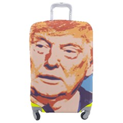 Orange Donald Trump Luggage Cover (medium) by vintagetrump