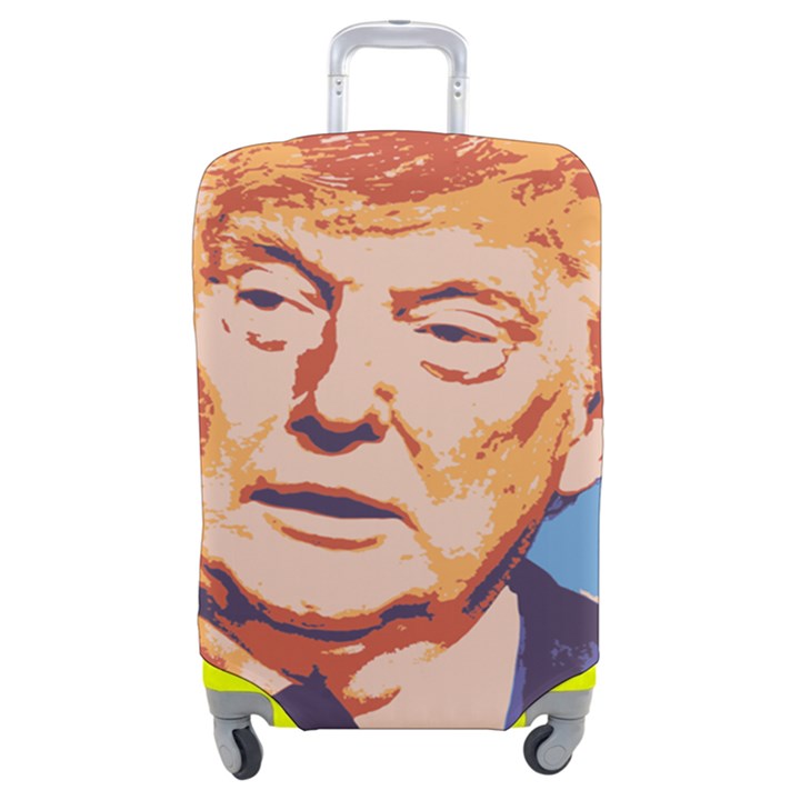 Orange Donald Trump Luggage Cover (Medium)