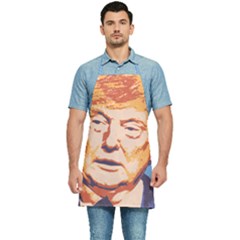 Orange Donald Trump Kitchen Apron by vintagetrump