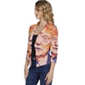 Orange Donald Trump Women s Casual 3/4 Sleeve Spring Jacket View2