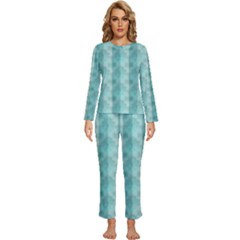 Geometric Design 14 Womens  Long Sleeve Lightweight Pajamas Set by myclothy