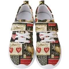 Christmas Reindeer Men s Velcro Strap Shoes by Posterlux