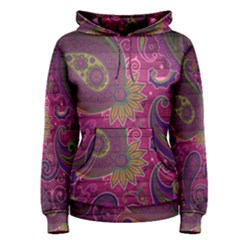 Abstract Purple Pattern Women s Pullover Hoodie by Bedest