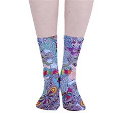 Supersonicangeldream Smooth Crew Length Tube Socks by chellerayartisans