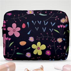 Foliage Pattern Beautiful Aesthetic Secret Garden Make Up Pouch (large) by Paksenen