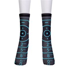 Retro Mobile Device Output Device Crew Socks by Bedest