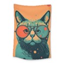 Cool Cat Pop Art Small Tapestry View1