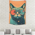 Cool Cat Pop Art Small Tapestry View2