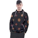 Minimalist Pattern With Simple Lines,flower And Shapes, Creating A Clean And Modern Men s Pullover Hoodie View1