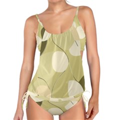 Minimalist Pattern With Simple Lines And Shapes, Creating A Clean And Modern Aesthetic 01 Tankini Set by myclothy