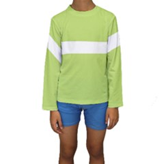 A Minimalist Pattern With Simple Lines And Shapes, Creating A Clean And Modern Aesthetic 02 Kids  Long Sleeve Swimwear by myclothy