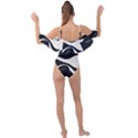 A Minimalist Pattern With Simple Lines And Shapes, Creating A Clean And Modern Aesthetic 06 Drape Piece Swimsuit View2