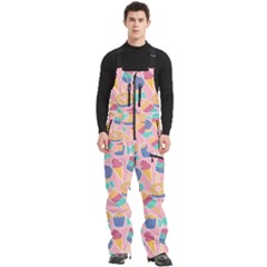 Ice Cream Donut Sweets Candie Men s Front Zip Ski And Snowboard Bib Pants by Apenda