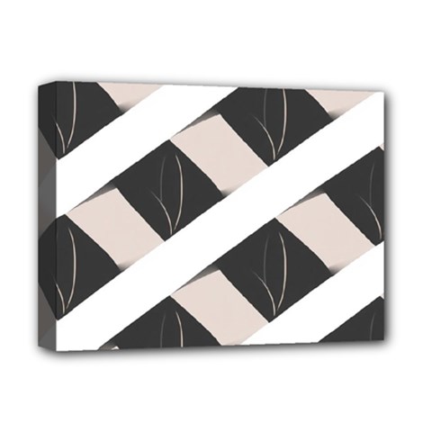 A Minimalist Pattern With Simple Lines And Shapes, Creating A Clean And Modern Aesthetic 07 Deluxe Canvas 16  X 12  (stretched)  by myclothy