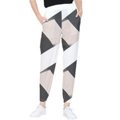 A Minimalist Pattern With Simple Lines And Shapes, Creating A Clean And Modern Aesthetic 07 Women s Tapered Pants by myclothy