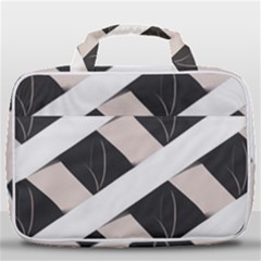 A Minimalist Pattern With Simple Lines And Shapes, Creating A Clean And Modern Aesthetic 07 Travel Toiletry Bag With Hanging Hook by myclothy