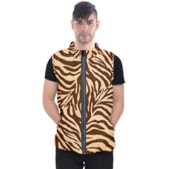 Brown Zebra 2 Men s Puffer Vest by dressshop