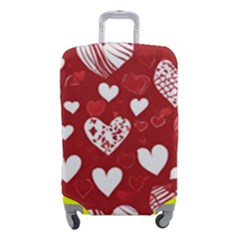 Valentine Luggage Cover (small) by pollyparadiseartshop