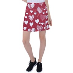 Valentine Tennis Skirt by pollyparadiseartshop