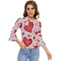 Be My Valentine Bell Sleeve Top View1