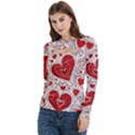 Be My Valentine Women s Cut Out Long Sleeve T-Shirt View2