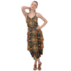 Tribal Chic Layered Bottom Dress by pollyparadiseartshop