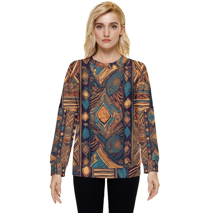 Tribal Chic Hidden Pocket Sweatshirt