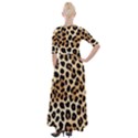 Leopard Half Sleeves Maxi Dress View2