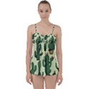 Cactus  Babydoll Tankini Set View1