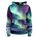 Northern Lights Aurora Night Nature Women s Pullover Hoodie View1