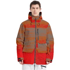 Crimson Skys Men s Multi Pockets Zip Ski And Snowboard Waterproof Breathable Jacket by RiverRootz