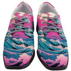 Waves Mountains Sky Women Heeled Oxford Shoes by Grandong