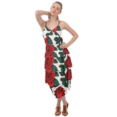 Roses Layered Bottom Dress by pollyparadiseartshop