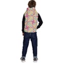 Abstract Pattern Design Scrapbooking Kids  Stylish Hooded Puffer Vest View4