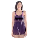 Mountain Night Crescent Moon Skater Dress Swimsuit View1