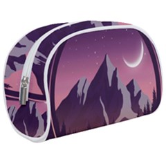 Mountain Night Crescent Moon Make Up Case (medium) by Bedest