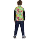 Flower Flora Floral Nature Pattern Seamless Kid s Button Up Puffer Vest View4