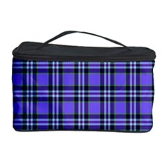 Blue Tartan Plaid 1 Cosmetic Storage Case by dressshop