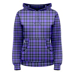 Blue Tartan Plaid 1 Women s Pullover Hoodie by dressshop