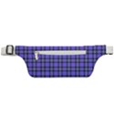 Blue Tartan Plaid 1 Active Waist Bag View1