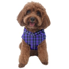 Blue Tartan Plaid 1 Dog Sweater by dressshop