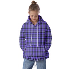 Blue Tartan Plaid 1 Kids  Oversized Hoodie by dressshop