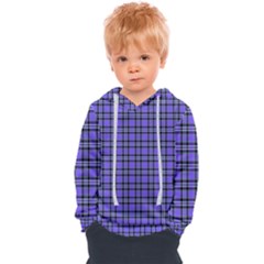 Blue Tartan Plaid 1 Kids  Overhead Hoodie by dressshop