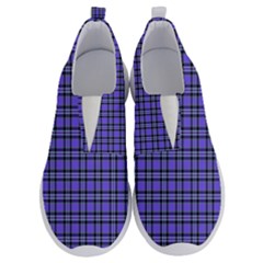 Blue Tartan Plaid 1 No Lace Lightweight Shoes by dressshop