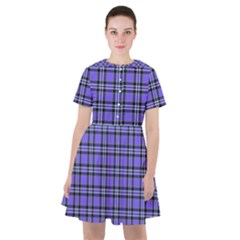 Blue Tartan Plaid 1 Sailor Dress by dressshop