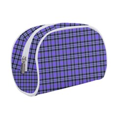 Blue Tartan Plaid 1 Make Up Case (small) by dressshop