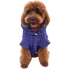 Blue Tartan Plaid 1 Dog Coat by dressshop