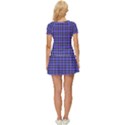 Blue Tartan Plaid 1 Women s Sports Wear Set View4