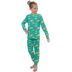 Naso Flame Fabric Kids  Long Sleeve Set  by SeaworthyClothing