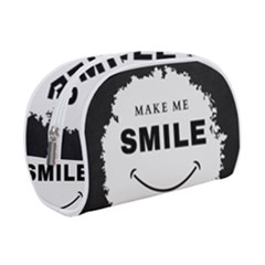 Black And White Simple Make Me Smile T Shirt 20250203 014057 0000 Make Up Case (small) by Cowcow2005